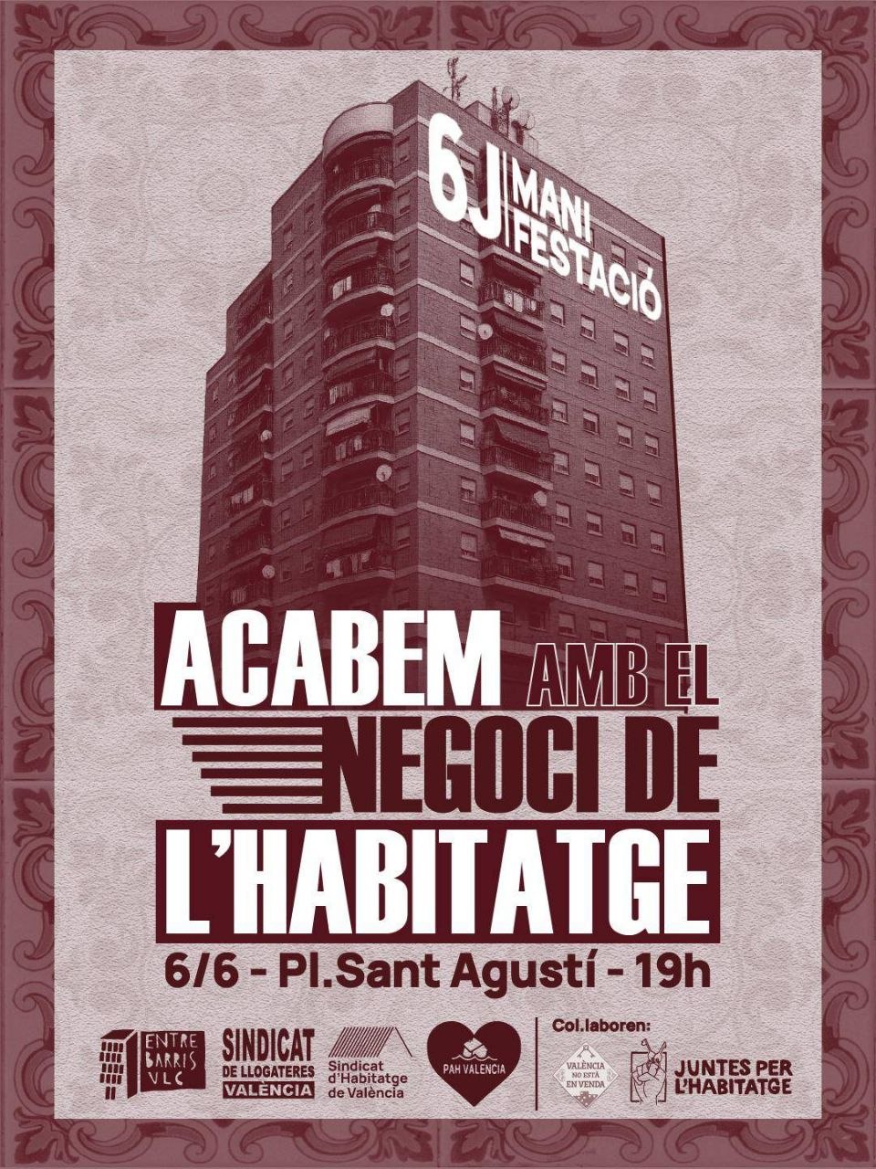 Cartel mani 6j