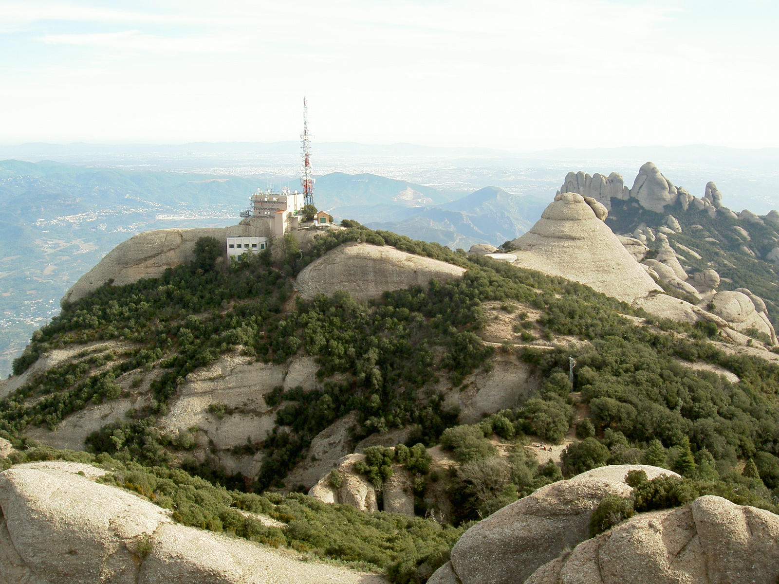 Vista des de Sant Jeroni, Montserrat